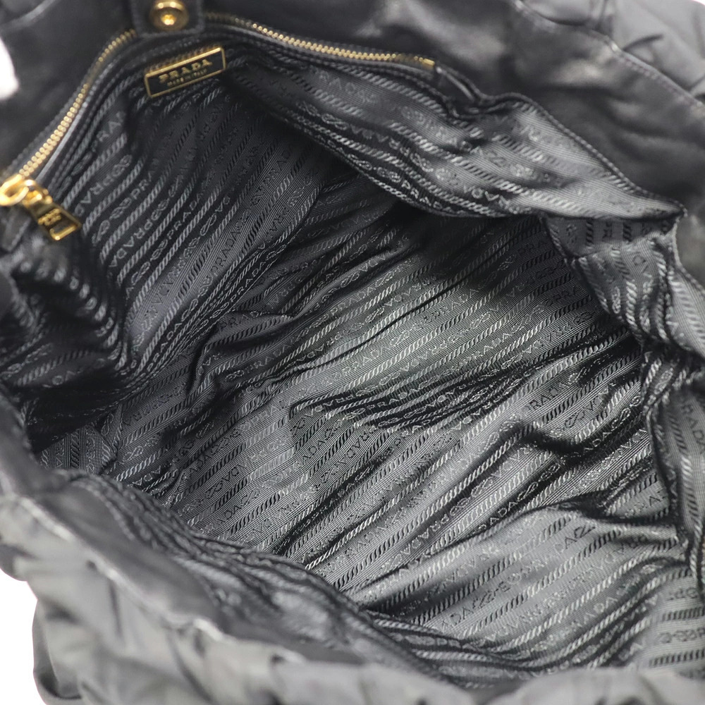 Prada Tote Tessuto Bag Black